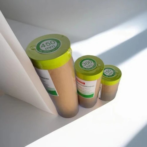 Biodegradable car automotive kraft paper masking film painters masking paper tapes for painting