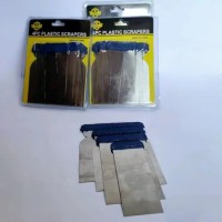 Metal Body Filler Scraper Stainless Steel spreaders Set 4pcs 50/80/100/120 mm for applying bondo fillers