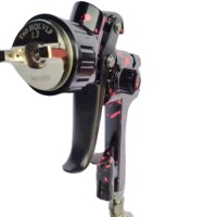 High Quality HVLP Spray Gun T-60 Painting Gun 1.3mm Nozzle Water Based Professional Black Air Spray Gun Airbrush For Car