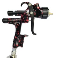 High Quality HVLP Spray Gun T-60 Painting Gun 1.3mm Nozzle Water Based Professional Black Air Spray Gun Airbrush For Car